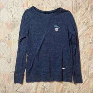 nike villanova philly wildcats navy blue college sports long sleeve extra large